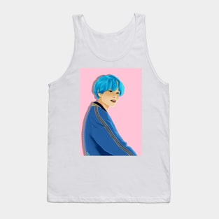 V KIM TAEHYUNG CUTE PASTEL PINK BTS Tank Top